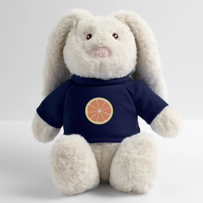 Grapefruit Slice MiniFeet® RecycelHase® Bunny Cream