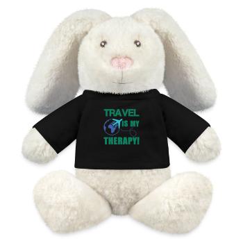 travel therapy - MiniFeet® RecycelHase® Creme - Schwarz - Vorne