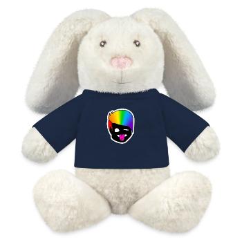 Zwinker Zunge : Sticky Queer Pride - MiniFeet® RecycelHase® Creme - French Navy - Vorne