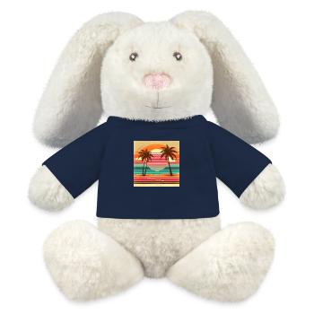 Retro Tropics - MiniFeet® RecycelHase® Creme - French Navy - Vorne