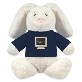 CRT Design - You spoony bard= - MiniFeet® RecycelHase® Bunny Cream - french navy - Front