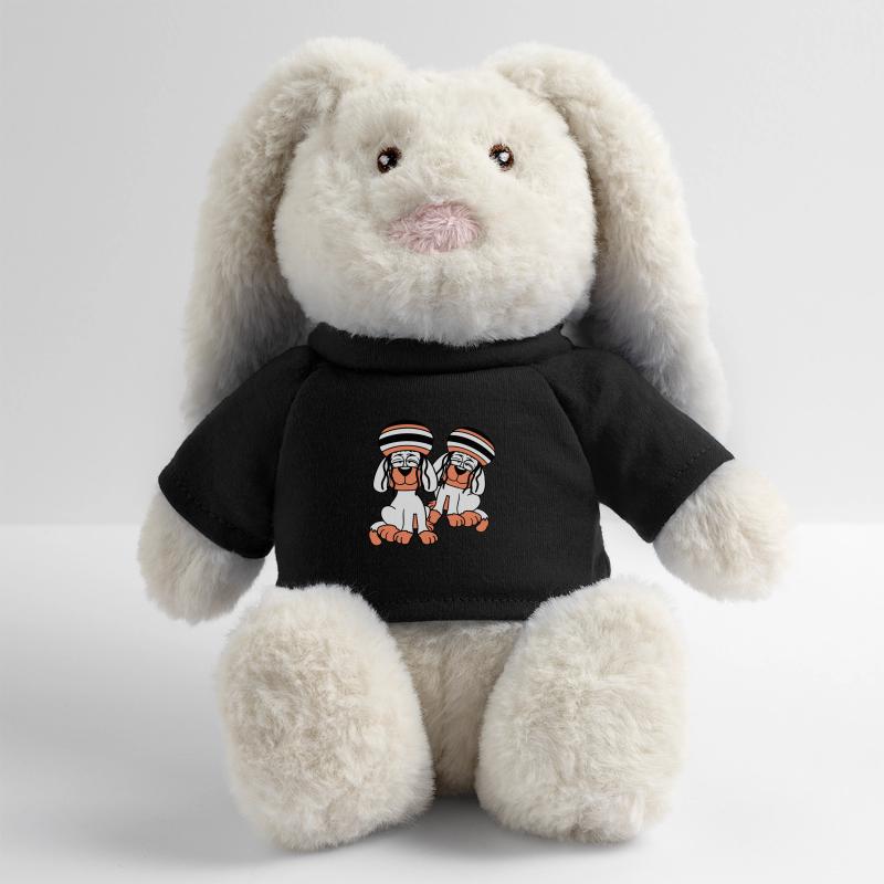 2 Dogs Reggae Dreadlocks Hat Chill Relaxed MiniFeet® RecycelHase® Bunny Cream