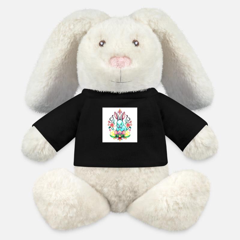 Ei-Catcher: Hase Edition - MiniFeet® RecycelHase® Creme - Schwarz