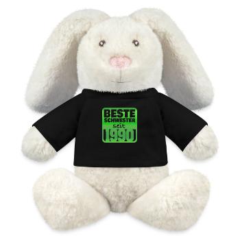 1990 - MiniFeet® RecycelHase® Bunny Cream - black - Front
