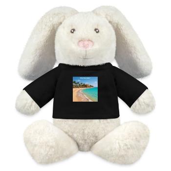 Égypte Baie de Soma - Lapin en peluche recyclé MiniFeet® Crème - noir - Devant