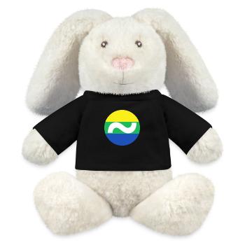 Wave Flag | ~NU relations | Vector - MiniFeet® RecycelHase® Bunny Cream - black - Front