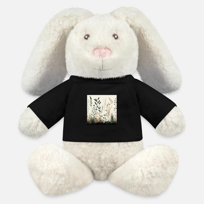Meadow Mingle - MiniFeet® RecycelHase® Creme - Schwarz