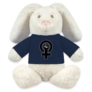 feministin - MiniFeet® RecycelHase® Creme - French Navy - Vorne