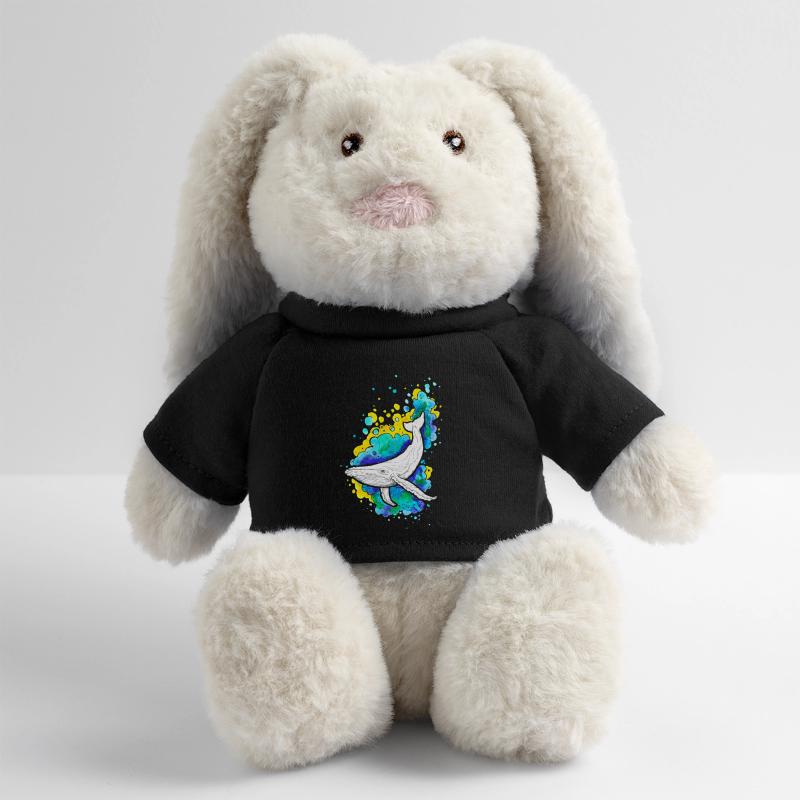 Humpback whale MiniFeet® RecycelHase® Bunny Cream