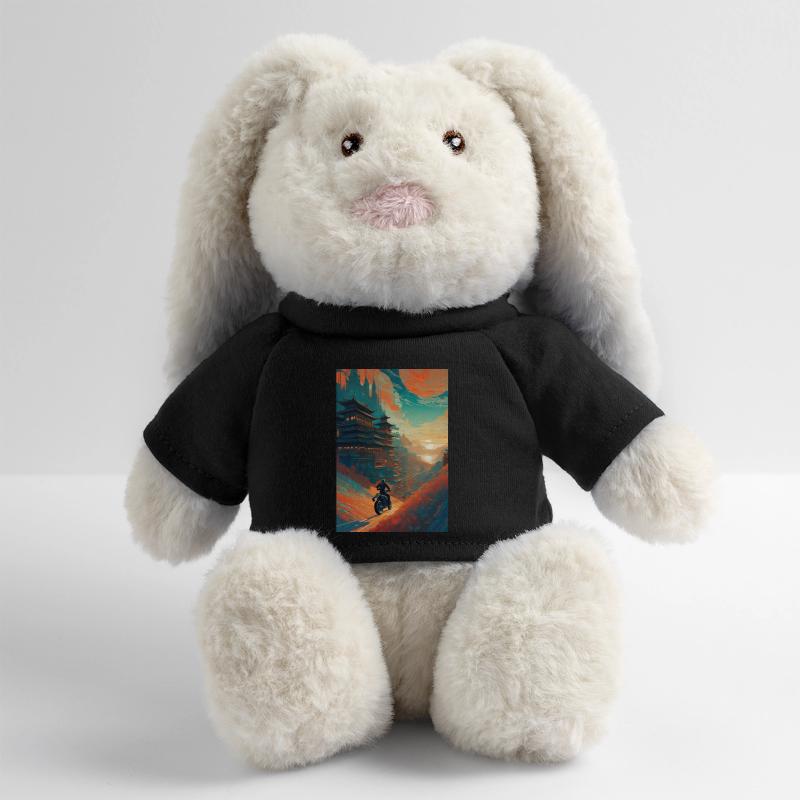Motorcycle Future Asie Lapin en peluche recyclé MiniFeet® Crème