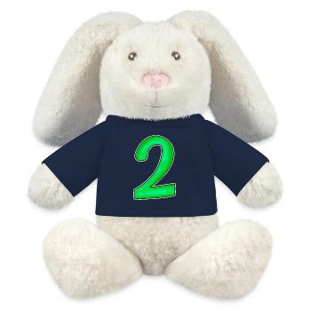 2 - MiniFeet® RecycelHase® Creme - French Navy - Vorne