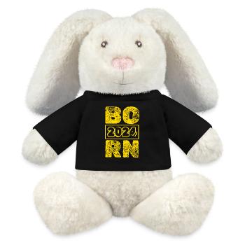 Born 2024 - MiniFeet® RecycelHase® Bunny Cream - black - Front