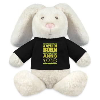 1982 - MiniFeet® RecycelHase® Bunny Cream - black - Front