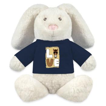 Riding Horse - MiniFeet® RecycelHase® Bunny Cream - french navy - Front