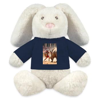 Steel meets horn, Slavic storm halts Roman thunder - MiniFeet® RecycelHase® Bunny Cream - french navy - Front