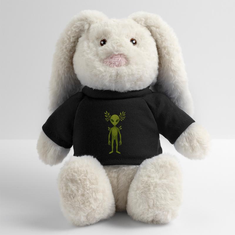 Comte Lapin en peluche recyclé MiniFeet® Crème