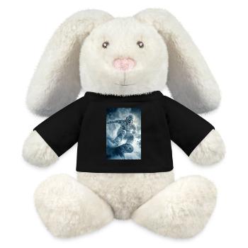 Frozen Thrill Snowboarder - Lapin en peluche recyclé MiniFeet® Crème - noir - Devant