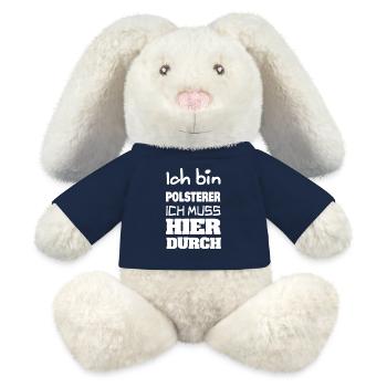 Job Polsterer - MiniFeet® RecycelHase® Creme - French Navy - Vorne