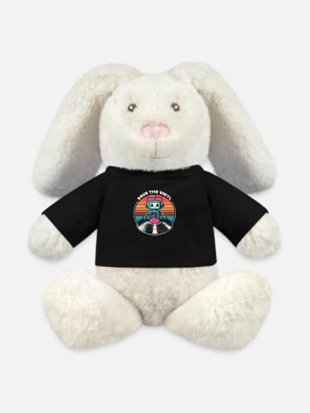 Save the Vinyl - MiniFeet® RecycelHase® Bunny Cream - black