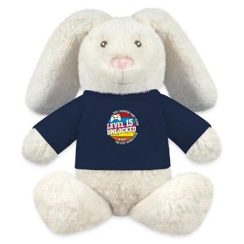 Original 2009 Vintage Level 15 Freischaltung - MiniFeet® RecycelHase® Creme - French Navy - Vorne