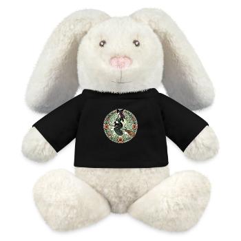 Halloween Witch - MiniFeet® RecycelHase® Bunny Cream - black - Front