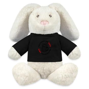 Polterabend 2025 - MiniFeet® RecycelHase® Creme - Schwarz - Vorne