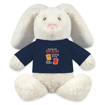 Peanut butter - MiniFeet® RecycelHase® Bunny Cream - french navy - Front
