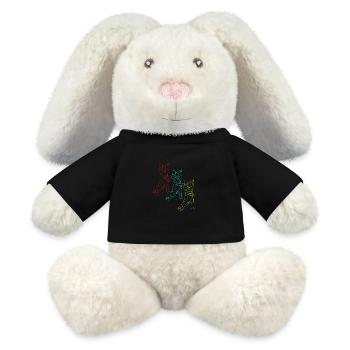 Walzer Paartanz - MiniFeet® RecycelHase® Creme - Schwarz - Vorne