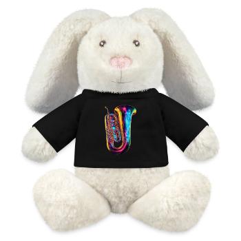 Tuba - MiniFeet® RecycelHase® Bunny Cream - black - Front