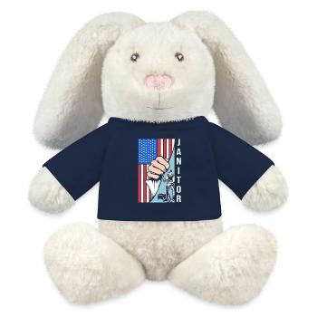 Caretaker USA - MiniFeet® RecycelHase® Bunny Cream - french navy - Front