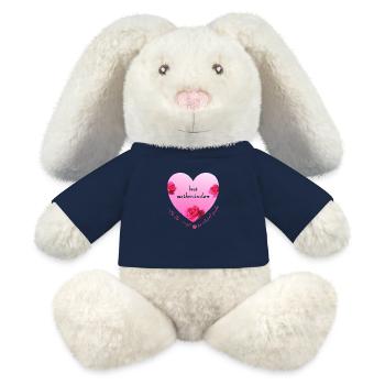 best mother in law - MiniFeet® RecycelHase® Bunny Cream - french navy - Front