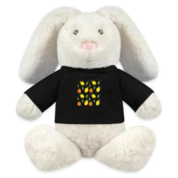 orangen zitronen limetten - MiniFeet® RecycelHase® Creme - Schwarz - Vorne