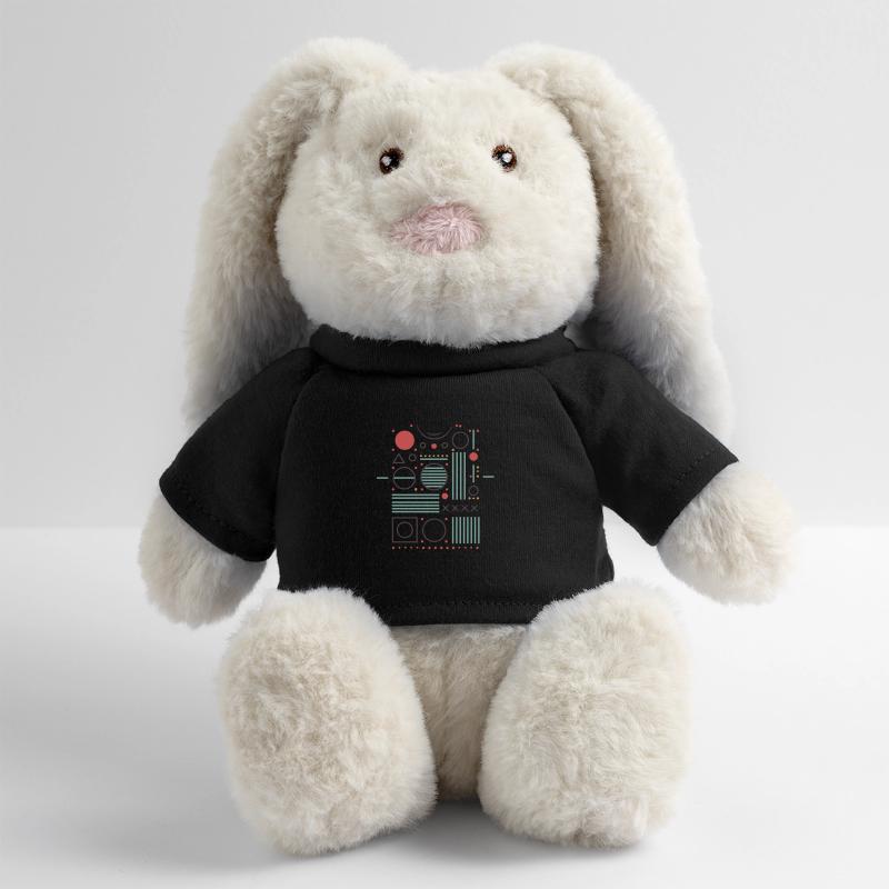 Conception élémentaire Lapin en peluche recyclé MiniFeet® Crème
