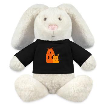 Bär & Fuchs - MiniFeet® RecycelHase® Creme - Schwarz - Vorne