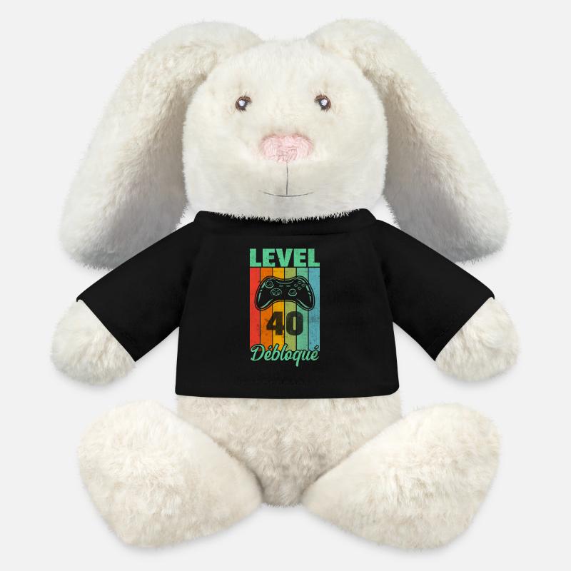Level 40 unlocked - MiniFeet® RecycelHase® Bunny Cream - black