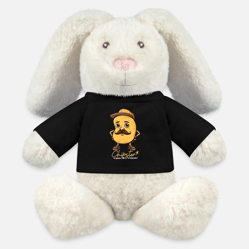 Chipster - MiniFeet® RecycelHase® Bunny Cream - black