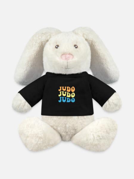 Judo - MiniFeet® RecycelHase® Creme - Schwarz