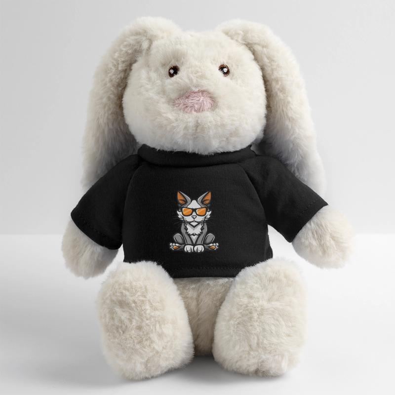 Cat Cool Comic MiniFeet® RecycelHase® Bunny Cream