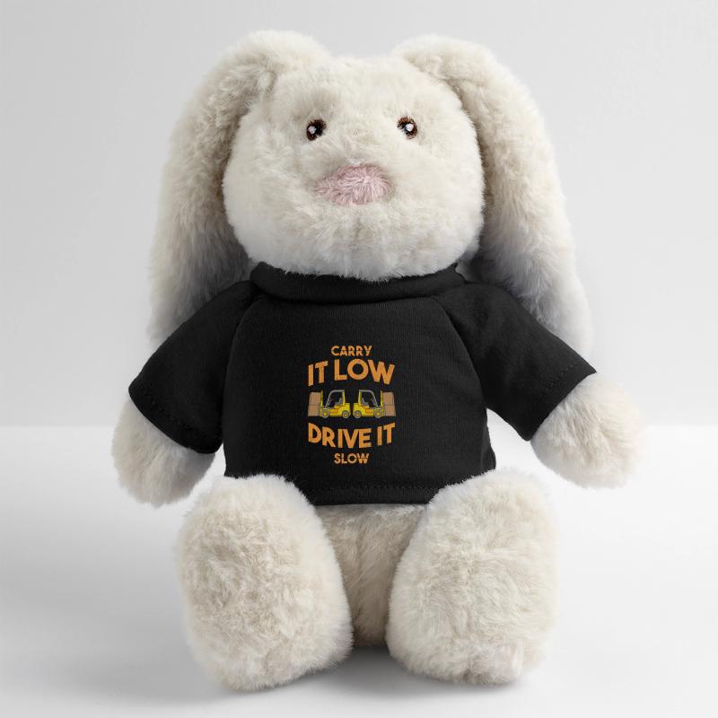 Forklift driver MiniFeet® RecycelHase® Bunny Cream