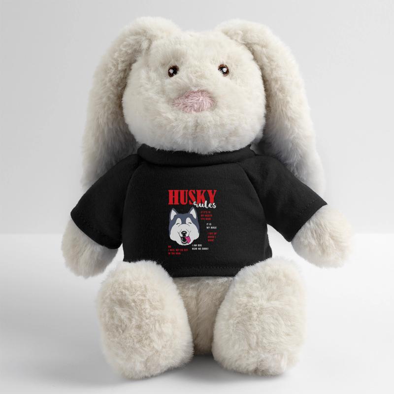 Sibirischer Husky MiniFeet® RecycelHase® Creme