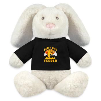 Early Bird Feeder - MiniFeet® RecycelHase® Bunny Cream - black - Front