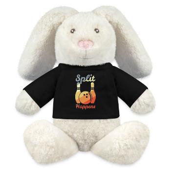Split Happens - MiniFeet® RecycelHase® Creme - Schwarz - Vorne