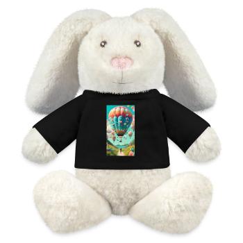 Ballon-Ballon - MiniFeet® RecycelHase® Creme - Schwarz - Vorne