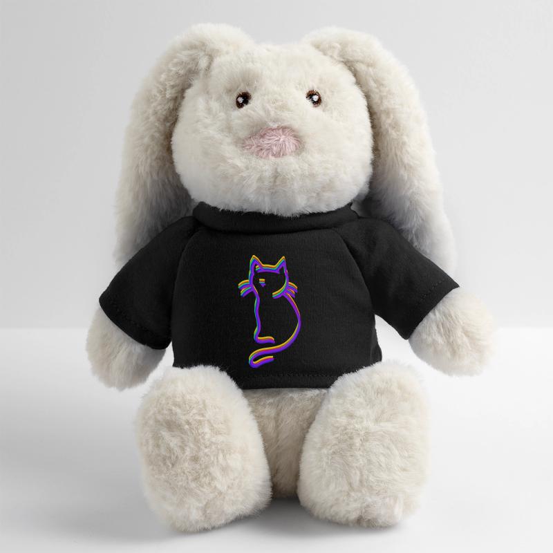 LGBT Regenbogen Katze MiniFeet® RecycelHase® Creme