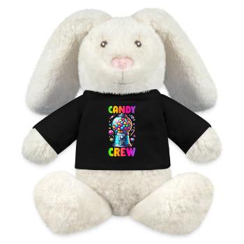Candy Crew Decoration Candy Lover Sweet Tooth - MiniFeet® RecycelHase® Bunny Cream - black - Front