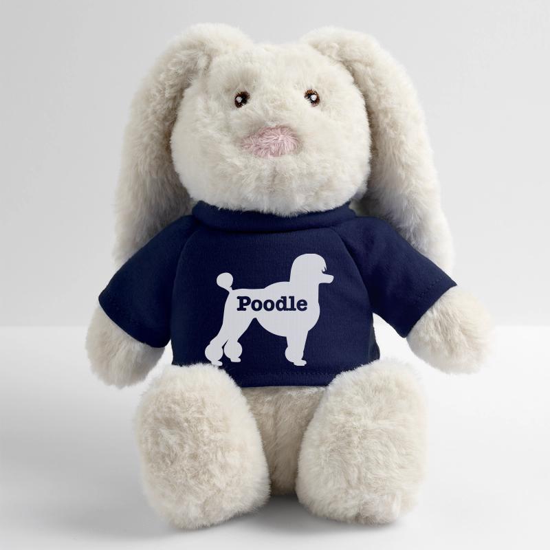 Caniche Lapin en peluche recyclé MiniFeet® Crème