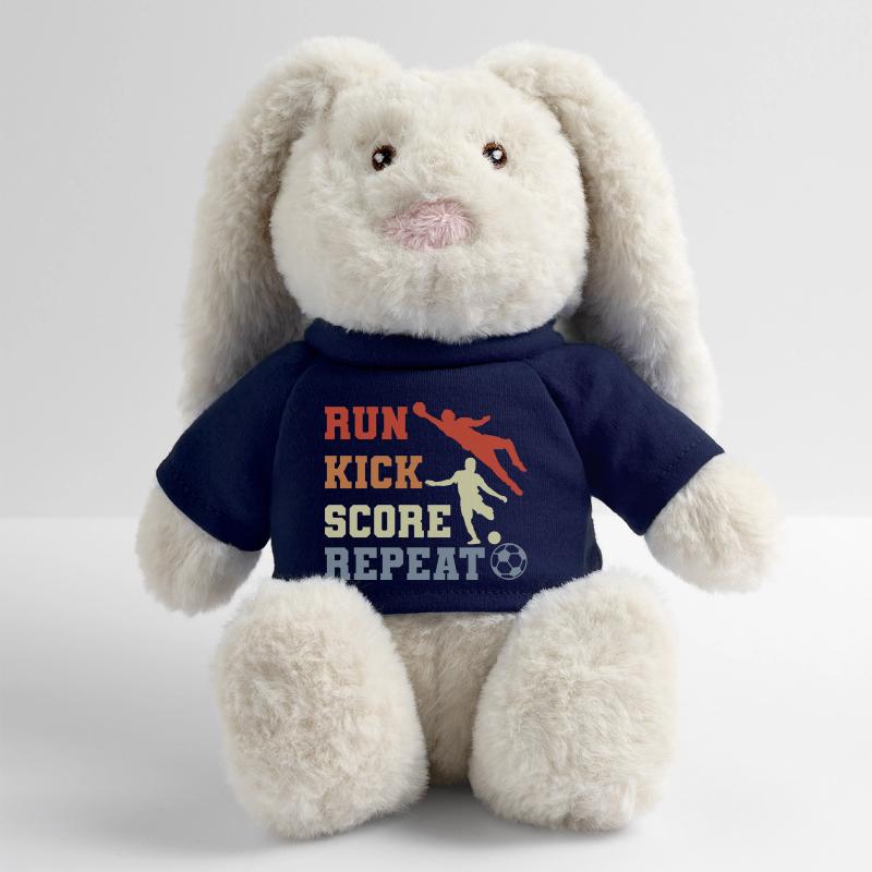 Soccer Player Routine MiniFeet® RecycelHase® Bunny Cream
