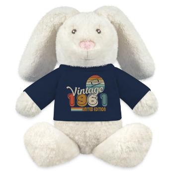 1961 - MiniFeet® RecycelHase® Bunny Cream - french navy - Front