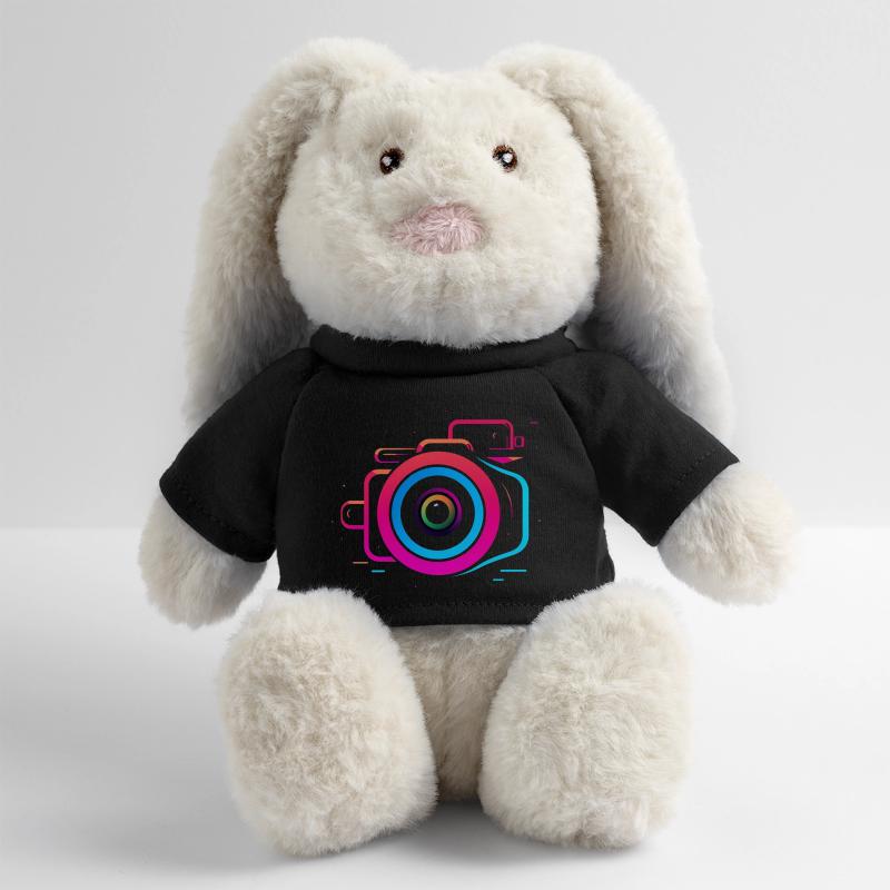 Camera Synthwave Style MiniFeet® RecycelHase® Bunny Cream