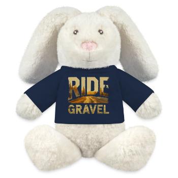 Gravel Sunset fahren - MiniFeet® RecycelHase® Creme - French Navy - Vorne